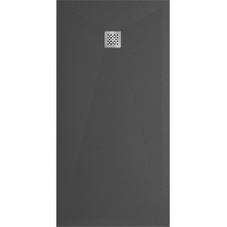 Mexen Stone+   SMC zuhanytálca 180 x 80 cm,  antracit - 44718018 Kompozit zuhanytálca Kompozit zuhanytálca