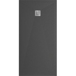 Mexen Stone+   SMC zuhanytálca 180 x 90 cm,  antracit - 44719018 Kompozit zuhanytálca Kompozit zuhanytálca