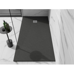Mexen Stone+   SMC zuhanytálca 200 x 100 cm,  antracit - 44711020 Kompozit zuhanytálca Kompozit zuhanytálca