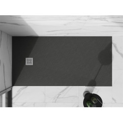 Mexen Stone+   SMC zuhanytálca 200 x 100 cm,  antracit - 44711020 Kompozit zuhanytálca Kompozit zuhanytálca