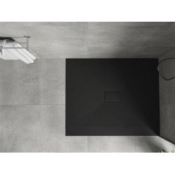Mexen Hugo   SMC zuhanytálca  120 x 100 cm,  fekete  - 42701012 Kompozit zuhanytálca Kompozit zuhanytálca