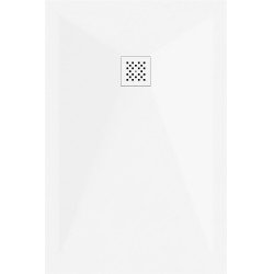 Mexen Stone+   SMC zuhanytálca 90 x 70 cm, fehér ,  takaró fehér - 44107090-W Kompozit zuhanytálca Kompozit zuhanytálca