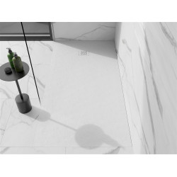 Mexen Stone+   SMC zuhanytálca 160 x 70 cm, fehér ,  takaró fehér - 44107016-W Kompozit zuhanytálca Kompozit zuhanytálca