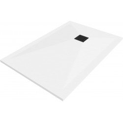 Mexen Stone+   SMC zuhanytálca 80 x 70 cm, fehér ,  takaró fekete - 44107080-B Kompozit zuhanytálca Kompozit zuhanytálca Kompozit zuhanytálca 0 Mexen
