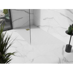 Mexen Stone+   SMC zuhanytálca 160 x 70 cm, fehér ,  takaró arany - 44107016-G Kompozit zuhanytálca Kompozit zuhanytálca Kompozit zuhanytálca 0 Mexen
