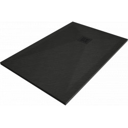 Mexen Stone+   SMC zuhanytálca 130 x 70 cm,  fekete ,  takaró fekete - 44707013-B Kompozit zuhanytálca Kompozit zuhanytálca Kompozit zuhanytálca 0 Mexen