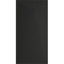 Mexen Stone+   SMC zuhanytálca 200 x 90 cm,  fekete ,  takaró fekete - 44709020-B Kompozit zuhanytálca Kompozit zuhanytálca