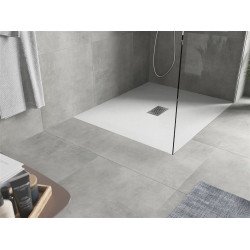 Mexen Hugo   SMC zuhanytálca  110 x 100 cm, fehér ,  takaró inox - 42101011-X Kompozit zuhanytálca Kompozit zuhanytálca Kompozit zuhanytálca 0 Mexen
