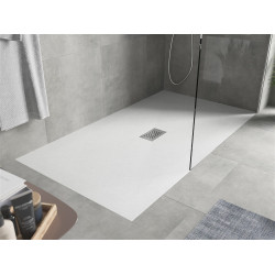Mexen Hugo   SMC zuhanytálca  160 x 100 cm, fehér ,  takaró inox - 42101016-X Kompozit zuhanytálca Kompozit zuhanytálca Kompozit zuhanytálca 0 Mexen