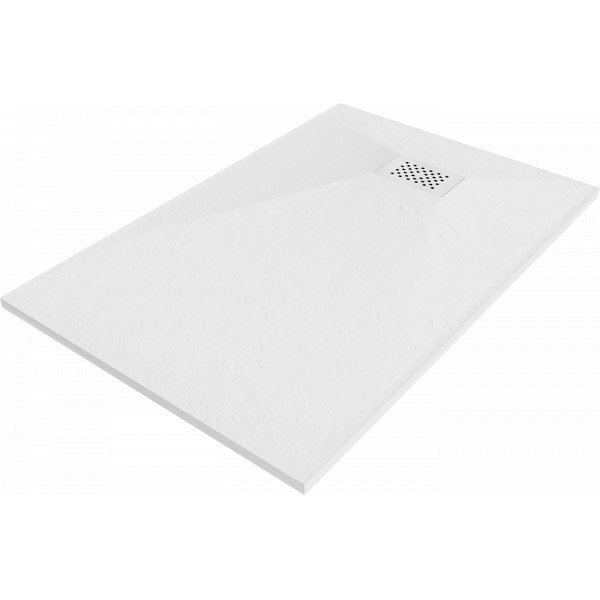 Mexen Hugo   SMC zuhanytálca  80 x 70 cm, fehér ,  takaró fehér - 42107080-W Kompozit zuhanytálca Kompozit zuhanytálca