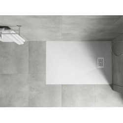 Mexen Hugo   SMC zuhanytálca  80 x 70 cm, fehér ,  takaró fehér - 42107080-W Kompozit zuhanytálca Kompozit zuhanytálca