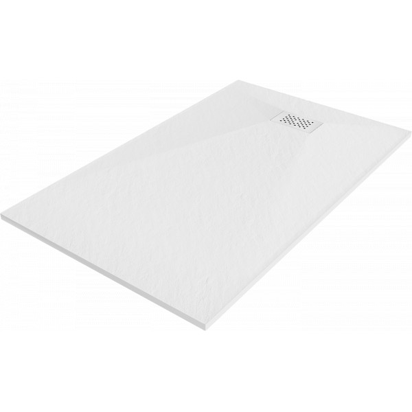 Mexen Hugo   SMC zuhanytálca  150 x 80 cm, fehér ,  takaró fehér - 42108015-W Kompozit zuhanytálca Kompozit zuhanytálca