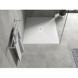 Mexen Hugo   SMC zuhanytálca  110 x 100 cm, fehér ,  takaró fehér - 42101011-W Kompozit zuhanytálca Kompozit zuhanytálca