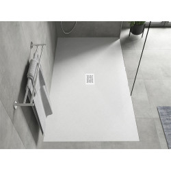 Mexen Hugo   SMC zuhanytálca  150 x 100 cm, fehér ,  takaró fehér - 42101015-W Kompozit zuhanytálca Kompozit zuhanytálca