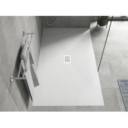 Mexen Hugo   SMC zuhanytálca  160 x 100 cm, fehér ,  takaró fehér - 42101016-W Kompozit zuhanytálca Kompozit zuhanytálca
