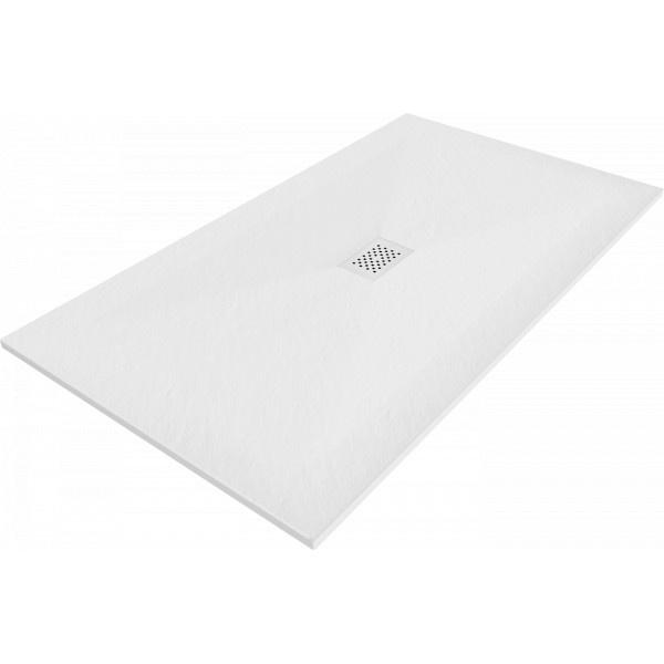 Mexen Hugo   SMC zuhanytálca  200 x 100 cm, fehér ,  takaró fehér - 42101020-W Kompozit zuhanytálca Kompozit zuhanytálca