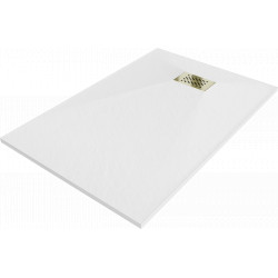 Mexen Hugo   SMC zuhanytálca  80 x 70 cm, fehér ,  takaró arany - 42107080-G Kompozit zuhanytálca Kompozit zuhanytálca Kompozit zuhanytálca 0 Mexen