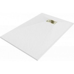 Mexen Hugo   SMC zuhanytálca  80 x 70 cm, fehér ,  takaró arany - 42107080-G Kompozit zuhanytálca Kompozit zuhanytálca Kompozit zuhanytálca 0 Mexen