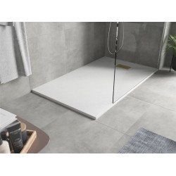 Mexen Hugo   SMC zuhanytálca  150 x 80 cm, fehér ,  takaró arany - 42108015-G Kompozit zuhanytálca Kompozit zuhanytálca