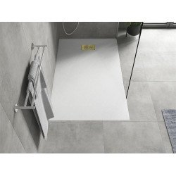 Mexen Hugo   SMC zuhanytálca  150 x 90 cm, fehér ,  takaró arany - 42109015-G Kompozit zuhanytálca Kompozit zuhanytálca