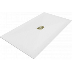 Mexen Hugo   SMC zuhanytálca  200 x 100 cm, fehér ,  takaró arany - 42101020-G Kompozit zuhanytálca Kompozit zuhanytálca Kompozit zuhanytálca 0 Mexen
