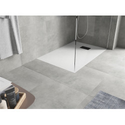 Mexen Hugo   SMC zuhanytálca  100 x 80 cm, fehér ,  takaró fekete - 42108010-B Kompozit zuhanytálca Kompozit zuhanytálca Kompozit zuhanytálca 0 Mexen