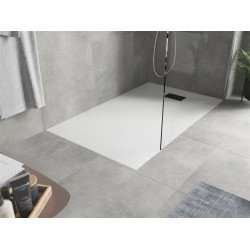 Mexen Hugo   SMC zuhanytálca  150 x 80 cm, fehér ,  takaró fekete - 42108015-B Kompozit zuhanytálca Kompozit zuhanytálca Kompozit zuhanytálca 0 Mexen