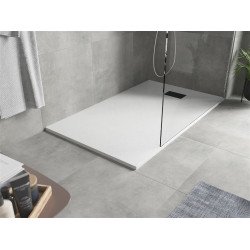 Mexen Hugo   SMC zuhanytálca  150 x 90 cm, fehér ,  takaró fekete - 42109015-B Kompozit zuhanytálca Kompozit zuhanytálca