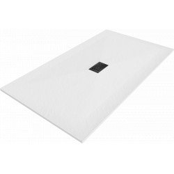 Mexen Hugo   SMC zuhanytálca  150 x 100 cm, fehér ,  takaró fekete - 42101015-B Kompozit zuhanytálca Kompozit zuhanytálca Kompozit zuhanytálca 0 Mexen