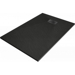 Mexen Hugo   SMC zuhanytálca  80 x 70 cm,  fekete ,  takaró fekete - 42707080-B Kompozit zuhanytálca Kompozit zuhanytálca Kompozit zuhanytálca 0 Mexen