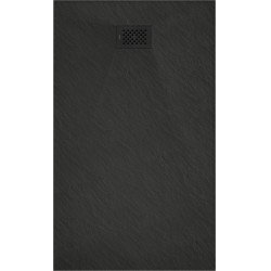 Mexen Hugo   SMC zuhanytálca  150 x 80 cm,  fekete ,  takaró fekete - 42708015-B Kompozit zuhanytálca Kompozit zuhanytálca