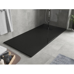Mexen Hugo   SMC zuhanytálca  170 x 80 cm,  fekete ,  takaró fekete - 42708017-B Kompozit zuhanytálca Kompozit zuhanytálca