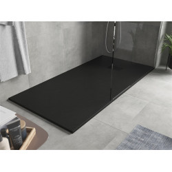 Mexen Hugo   SMC zuhanytálca  170 x 90 cm,  fekete ,  takaró fekete - 42709017-B Kompozit zuhanytálca Kompozit zuhanytálca