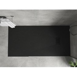 Mexen Hugo   SMC zuhanytálca  170 x 90 cm,  fekete ,  takaró fekete - 42709017-B Kompozit zuhanytálca Kompozit zuhanytálca
