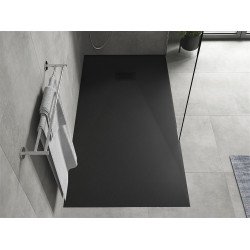 Mexen Hugo   SMC zuhanytálca  170 x 90 cm,  fekete ,  takaró fekete - 42709017-B Kompozit zuhanytálca Kompozit zuhanytálca