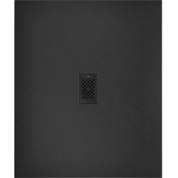 Mexen Hugo   SMC zuhanytálca  130 x 100 cm,  fekete ,  takaró fekete - 42701013-B Kompozit zuhanytálca Kompozit zuhanytálca