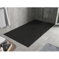 Mexen Hugo   SMC zuhanytálca  160 x 100 cm,  fekete ,  takaró fekete - 42701016-B Kompozit zuhanytálca Kompozit zuhanytálca Kompozit zuhanytálca 0 Mexen