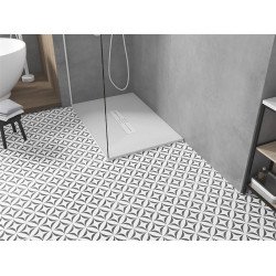 Mexen Toro   SMC zuhanytálca  110 x 80 cm, fehér ,  takaró fehér - 43108011-W Kompozit zuhanytálca Kompozit zuhanytálca