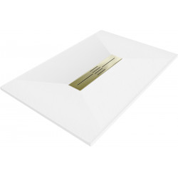 Mexen Toro   SMC zuhanytálca  110 x 70 cm, fehér ,  takaró arany - 43107011-G Kompozit zuhanytálca Kompozit zuhanytálca Kompozit zuhanytálca 0 Mexen