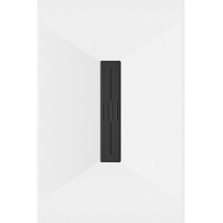 Mexen Toro   SMC zuhanytálca  100 x 80 cm, fehér ,  takaró fekete - 43108010-B Kompozit zuhanytálca Kompozit zuhanytálca