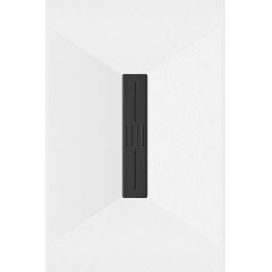 Mexen Toro   SMC zuhanytálca  100 x 80 cm, fehér ,  takaró fekete - 43108010-B Kompozit zuhanytálca Kompozit zuhanytálca