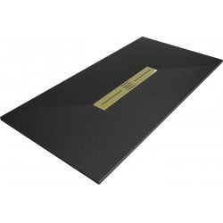 Mexen Toro   SMC zuhanytálca  180 x 80 cm,  fekete ,  takaró arany - 43708018-G Kompozit zuhanytálca Kompozit zuhanytálca Kompozit zuhanytálca 0 Mexen