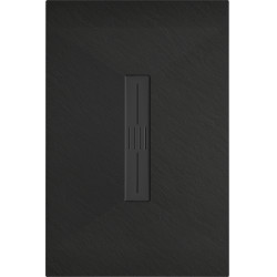 Mexen Toro   SMC zuhanytálca  110 x 70 cm,  fekete ,  takaró fekete - 43707011-B Kompozit zuhanytálca Kompozit zuhanytálca