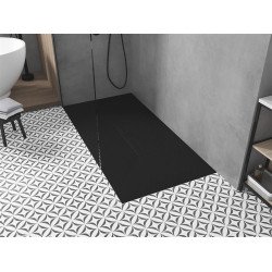 Mexen Toro   SMC zuhanytálca  160 x 80 cm,  fekete ,  takaró fekete - 43708016-B Kompozit zuhanytálca Kompozit zuhanytálca Kompozit zuhanytálca 0 Mexen