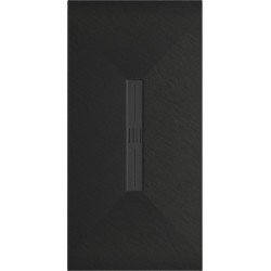 Mexen Toro   SMC zuhanytálca  170 x 90 cm,  fekete ,  takaró fekete - 43709017-B Kompozit zuhanytálca Kompozit zuhanytálca