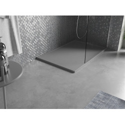 Mexen Amon   SMC zuhanytálca  100 x 80 cm, szürke - 4F618010 Kompozit zuhanytálca Kompozit zuhanytálca