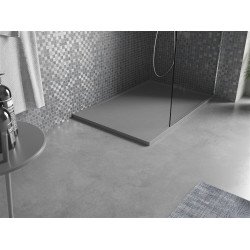 Mexen Amon   SMC zuhanytálca  100 x 80 cm, szürke - 4F618010 Kompozit zuhanytálca Kompozit zuhanytálca