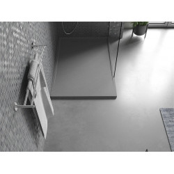 Mexen Amon   SMC zuhanytálca  120 x 80 cm, szürke - 4F618012 Kompozit zuhanytálca Kompozit zuhanytálca