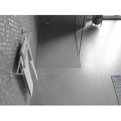 Mexen Amon   SMC zuhanytálca  120 x 80 cm, szürke - 4F618012 Kompozit zuhanytálca Kompozit zuhanytálca