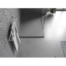 Mexen Amon   SMC zuhanytálca  120 x 80 cm, szürke - 4F618012 Kompozit zuhanytálca Kompozit zuhanytálca